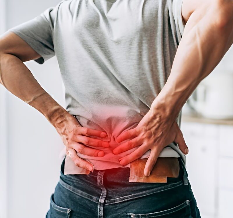 Man experiencing Lower Back Pain - Lower back pain